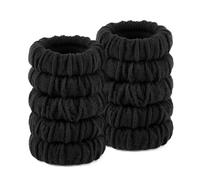 Guozihao 10 gomas elásticas gruesas para el cabello que no dañan el cabello, accesorios para el cabello, sin costuras, para mujer