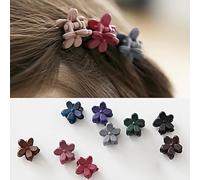 Guozihao 80 mini pinzas para el pelo para niñas, bonitos colores de caramelo, horquillas para el pelo de flores para niños pequeños, flequillo, niños y mujeres, accesorios pequeños