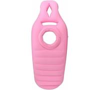 Guozihao Esterilla de yoga para embarazadas, cómoda, de felpa, colchón inflable de PVC perforado, cómoda almohada de cuerpo completo, almohada para dormir embarazada, color rosa