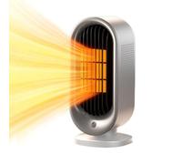 Gupcaqosjw Calentador Eléctrico - Dispositivo Calentador Silencioso Y Seguro | Ventilador Calefactor Portátil | para Interior Exterior Camping Habitación