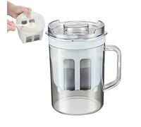 Gupcaqosjw Colador de Yogur | Filtro Reutilizable Apto para Lavavajillas,Separador de de Yogur con Tapa | Para Queso, Leche de Soja, Bayas, Sopas, Jugos, Café, Cocina