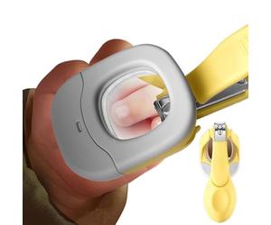 Gupcaqosjw Cortaúñas para bebé | Cortaúñas para niños iluminado con lupa - Tijeras antideslizantes para uñas de los pies para el hogar, viajes, cuidado diario padres