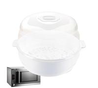 Gupcaqosjw Esterilizador De Microondas, 22.5x22x17.5cm Vaporizador Microondas, Limpiador De Microondas, Limpiador De Botellas De Microondas, Limpiador De Microondas A Vapor