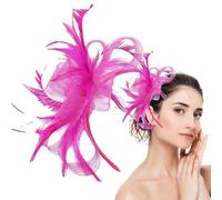 Gupcaqosjw Fascinador Diadema Para Mujer,Diadema Vintage - Pequeño Sombrero de Malla Accesorio para el Pelo para Niñas y Mujeres Uso Diario Reuniones al Aire Libre Festivales Tés de la Tarde Eventos