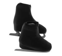 Gupcaqosjw Fundas para Botas de Patinaje artístico,Fundas para Patines de Hockey | para Botas de Patines elásticas Transpirables con Cremallera, para artísticos Negros, Fundas