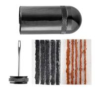 Gupcaqosjw Juego de reparación de neumáticos sin cámara | Juego de Herramientas de reparación de pinchazos de Bicicleta - Enchufe de Almacenamiento para Aventuras en terrenos accidentados, Carreteras