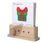 Gupcaqosjw Juguete De Clasificación De Formas,De Pensamiento Lógico - Juego De Emparejar Cartas De Colores Y Formas - para Niños de 3 Años, Preescolares, Hogar, Aula, Viaje, Jardín de Infancia