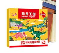 Gupcaqosjw Magnético, Libro Puzzle Juguetes Bebé Actividades Educativas, Juguetes Educativos para Niños Niñas 2 3 4 5 6 Años para Regalo Cumpleaños Coche Avión Viaje por Carretera, Regalo Cumpleaños