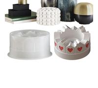 Gupcaqosjw Molde para Portavelas de Té - de Silicona en Forma de Casa para Decoración del Hogar,Molde de Portavelas Decorativo | Para Acción de Gracias Cumpleaños Fiestas Oficinas Hogar Dormitorio