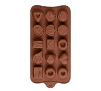 Gupcaqosjw Moldes para bombones, moldes de silicona para alimentos, formas divertidas, bonitos moldes para tartas, accesorios para hacer dulces, bandejas de silicona, molde antiadherente para hacer