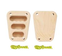 Gupcaqosjw Tablero De Entrenamiento Portátil | 2X Presas para Escalada En Roca - Kit De Ejercitador De Dedos De Madera para Gimnasio En Casa O Exterior, Fitness, Escaladores Y Rehabilitación para