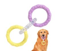 Gupcaqosjw Toy de remolcado para perros, 3 anillo de juguete para perros | 3 anillos Tug of War Tug of War Toy,Suministros para mascotas, promueve el cuidado de los dientes, el equipo de ejercicio, el
