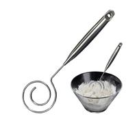 Gupcaqosjw Varilla Para De Pan,Herramienta Manual Mezcladora de Cocina - Batidor de para Madre,para Cocina Hogar Panadería Restaurante Repostería Galletas Pasteles Cocinar