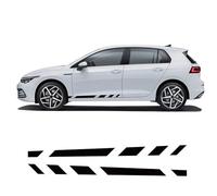 GUPEB 2 Piezas de Pegatinas de Rayas Laterales de Puertas, aptas para VW Golf 8 MK8 GTI Clubsport Estate R Line Alltrack GTD GTE 2020 2021 2022
