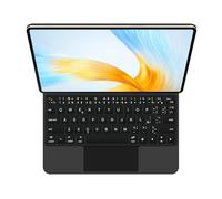 GUPENAA Funda con Teclado para Huawei MatePad 11.5" S 2024, Contiene Ñ, Soporte Flotante Mágico Voladizo, Retroiluminación 7 Colores, Trackpad Integrado,Negro,Spanish