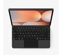 GUPENAA Funda con Teclado para Samsung Galaxy Tab S10 Ultra 14.6'' 2024 (SM-X920), Contiene Ñ, Soporte Flotante Mágico Voladizo, Retroiluminación 7 Colores, Trackpad Integrado,Negro,English