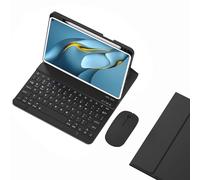 GUPENAA Funda con Teclado para Xiaomi Pad 6/6 Pro 11" 2023 con Soporte para Lápices, Contiene Ñ, Teclado Magnético Desmontable con Ratón Bluetooth,Negro
