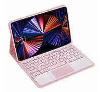 GUPENAA Funda para teclado con trackpad para Lenovo Tab M10 Plus de 3ª generación (2022) de 10.6 pulgadas, funda delgada y ligera con teclado Bluetooth desmontable magnéticamente, rosa
