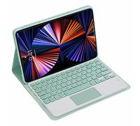 GUPENAA Funda para teclado con trackpad para Lenovo Tab M10 Plus de 3ª generación (2022) de 10.6 pulgadas, funda delgada y ligera con teclado Bluetooth desmontable magnéticamente, verde