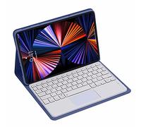 GUPENAA Funda para teclado con trackpad para Lenovo Tab P11.5 J706F / Pro 11.5 2021 J716F, funda delgada y ligera con teclado Bluetooth desmontable magnéticamente, color morado