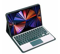 GUPENAA Funda para teclado con trackpad para Lenovo Tab P11.5 J706F / Pro 11.5 2021 J716F, funda delgada y ligera con teclado Bluetooth desmontable magnéticamente, verde oscuro
