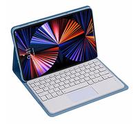 GUPENAA Funda para teclado con trackpad para Lenovo Tab P11.5 J706F / Pro 11.5 2021 J716F, funda delgada y ligera con teclado Bluetooth desmontable magnéticamente, color azul