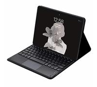 GUPENAA Funda para teclado con trackpad para Lenovo Tab P12 Pro de 12.6 pulgadas 2021 (TB-Q706F/TB-Q706Z), funda delgada y ligera con teclado Bluetooth desmontable magnéticamente, color negro