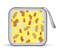 Guppy - Estuche organizador para CD con 40 capacidad para almacenamiento de DVD, bolsa de almacenamiento para coche, hogar, viajes