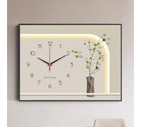 GUQASDV Caja de Medidor Eléctrico Pintura Decorativa con Reloj, Gabinete de Cubierta de Caja de Fusibles Decorativa, Interruptor de Medidor de Panel Eléctrico Oculto(Color D -U,60x50cm/23.6x19.7in)