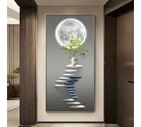 GUQASDV Cubierta de Caja de Interruptores Montada en La Pared, Pintura Decorativa de Caja de Medidor Eléctrico a Gran Escala, Decoración de Panel Eléctrico Oculto(Style3,Right Open,70cm/27.5in)