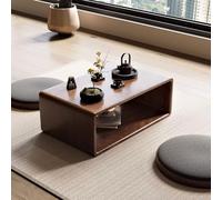 GUQASDV Japanese Floor Sitting Table, Multifunctional Rectangular Wooden Tea Tables, Wood Low Table Chabudai for Living Room Home Tatami Office