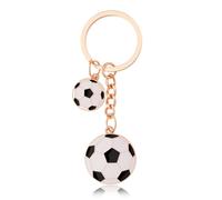 Guqqeuc Regalo de cumpleaños de fútbol para hija, hijo, para balón de fútbol loco, niños, niñas, mejores amigos, regalos de amistad para amantes del fútbol, llavero de regalo para hermana, hermano