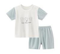 gurcooc Conjunto de Ropa para Bebé Niños Niñas Manga Corta Caricatura Tops + Shorts Traje Conjuntos de 2 Piezas para 6-24 Meses