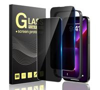 Guretok 2 Unidades Protector Pantalla Antiespias para iPhone 13/13 Pro con Marco Instalación 6,1 pulgadas, Privacidad Cristal Templado para iPhone 13/13 Pro [Resistente Arañazos] [Dureza 9H]