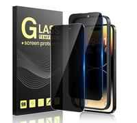 Guretok 2 Unidades Protector Pantalla Antiespias para iPhone 14 Pro Max con Marco Instalación 6,7 pulgadas, Privacidad Cristal Templado para iPhone 14 Pro Max [Resistente Arañazos] [Dureza 9H]