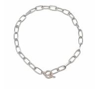 GURIDO Collar grande de moda para mujer, Gargantilla con cierre grueso Chapado en plata de Color dorado, collares de cadena, regalos de joyería para fiesta