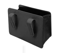 GuriDo Cubo de Basura Coche Cuero para BMW I3 2011-2023, Plegable Cubos Caja de Almacenamiento Papelera Impermeable Organizador Bote Accesorios,C/Black