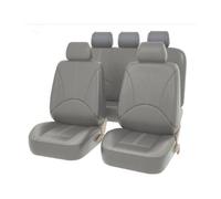 GuriDo Juego Completo De Fundas Asientos para Volvo S40 S60 S90 V50 V60, Cuero Delanteros Y Traseros Juegos Cubreasientos Interior Accesorios,H/Grey