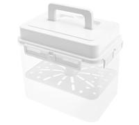 Gurkenbehälter 5 Liter - Auslaufsicheres Einmachglas Mit Griff Und Druckplatte, Luftdichtes Fermentierglas Aus PP/HIPS/Stahl/Silikon, Lebensmittelaufbewahrung Für Küche, Wohnung, Bauernhof, Restaurant