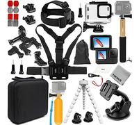 Gurmoir Kit de Accesorios para GoPro Hero 13/12 /11/10 /9 Black, con Funda Impermeable Compatible con la Cámara Go Pro 13 12 11 10 9(PT10)