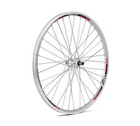 GURPIL Rueda trasera aluminio zac cassette piñones 8v plata 26"""