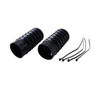 Gurtt 1 par de fuelles de goma para horquilla de 39 mm - Cubiertas antipolvo para Harley Dyna FXD Sportster XL