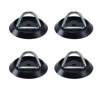 Gurtt 4 anillos de amarre para remolque con base para furgoneta, gancho para suelo, anillo de 105 mm para autocaravana, camión