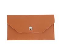 Gurtt Cartera de sobre para efectivo, cartera de sobre reutilizable, para dinero en efectivo, cupones, recibos y más (marrón)