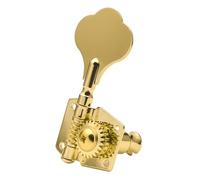 Gurtt Paquete de 4 clavijas de afinación para guitarra y bajo. Clavijas selladas para clavijero. Repuesto para bajos eléctricos Jazz Bass o Precision. Color dorado.
