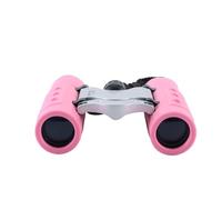 Gurtt Prismáticos para adolescentes, prismáticos junior con gran aumento 8x21 para niños y niñas para la observación de aves, color rosa.