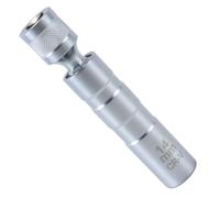 Gurtt Vaso anti-chispas de 14 mm - Entrada de 3/8", 12 puntas, longitud total de 95 mm, giro de 360°, pared delgada de 1 mm, retenedor magnético - Se adapta a la mayoría de los coches y SUV