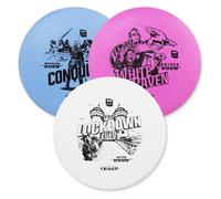 Guru Disc Golf Starter Set, 3 Discos de Frisbee para Lanzar a Cualquier Distancia, Deportes Divertidos al Aire Libre para Niños y Adultos, 970361