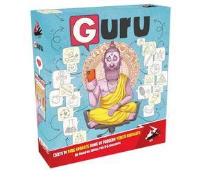 Guru - Party Game de Improvisación y Risa | Conviértete en el Verdadero gurú de la Web | Juego de Mesa 3-6 Jugadores, 10+ | Tarjetas de Tema, Web App con Tendencias actualizadas | Red Glove
