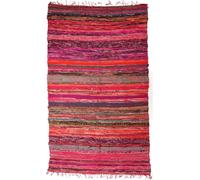 Guru-Shop Alfombra de Patchwork Ligera, Acolchado de Patchwork 100x160 cm - Rojo-multi, Algodón, Alfombras y Alfombrillas